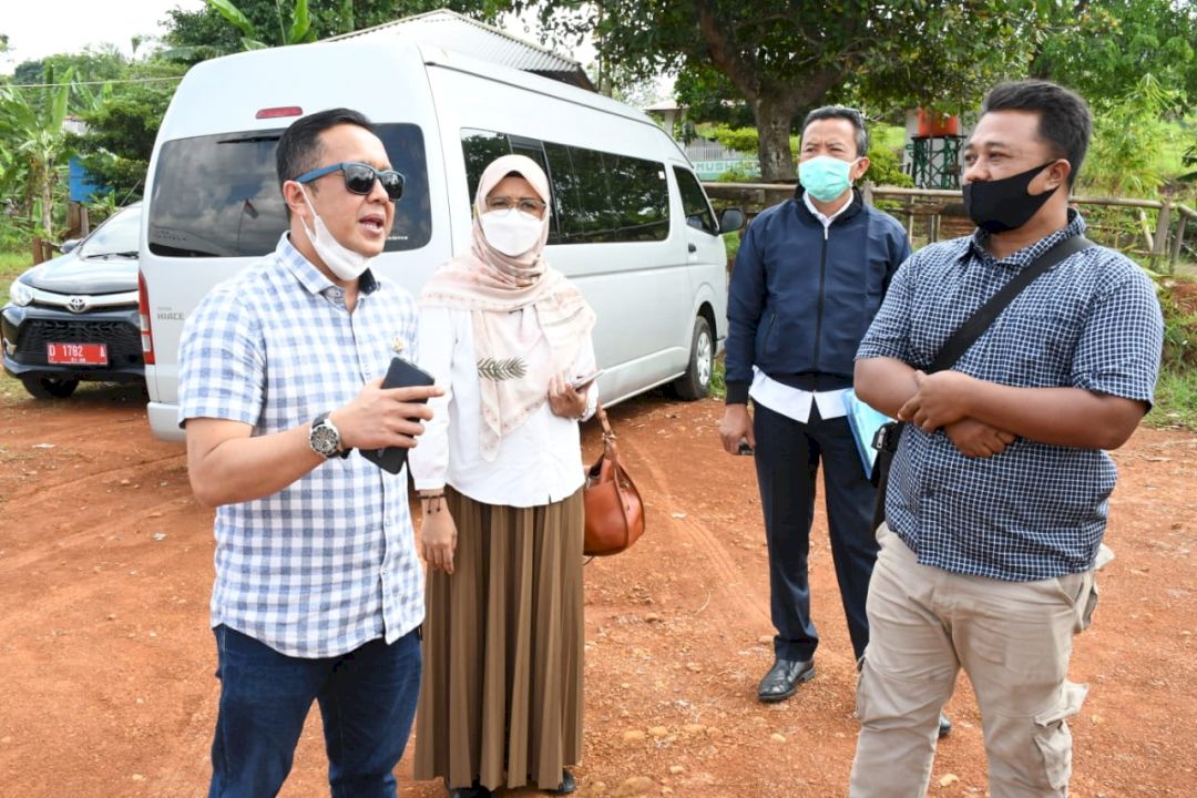 Komisi I DPRD Provinsi Jawa Barat kunjungi Desa Pajagan, Kabupaten Sumedang dalam rangka menggali informasi terkait pengelolaan BUMDes, Kamis (17/6/2021). (Foto : Tri Angga/Humas DPRD Jabar).