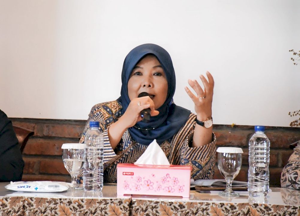 Anggota DPRD Provinsi Jawa Barat Daerah Pemilihan Cianjur H Lilis Boy saat mensosialisasikan 4 Pilar Kebangsaan di Kabupaten Cianjur, Kamis, (20/1/2022)