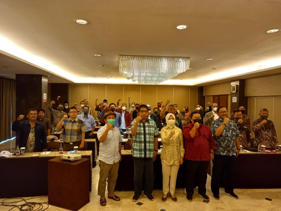 Rapat Konsolidasi Gerakan Koperasi Se-Jabar yang digelar Dekopinwil Jabar pimpinan Nurodi di Hotel Metro Bandung, Kamis 3/3.