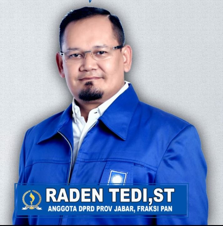 Anggota Komisi 1 DPRD Jabar dari Fraksi PAN Dapil XI Subang Majalengka Sumedang Raden Tedi ST.