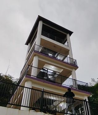 Menara selfie di Situ Wangi Ciamis 