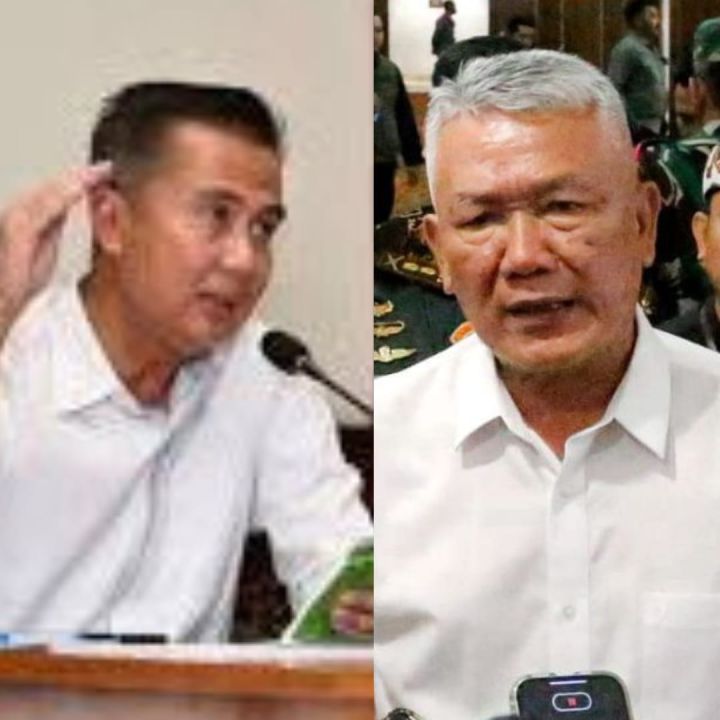 Dari kiri, Pj Gubernur Jabar Bey T Machmudin dan Pj Walikota Bandung Bambang Tirtoyuliono.