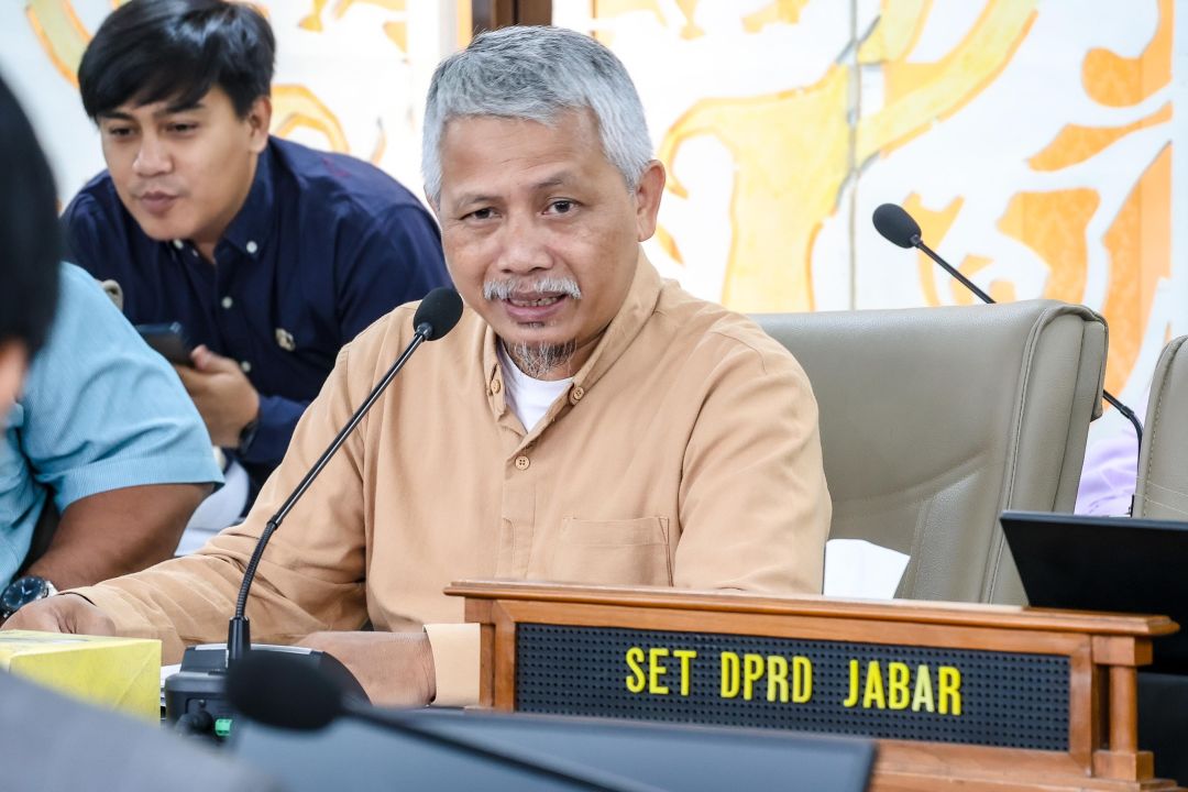 Kepala Bagian (Kabag) Program dan Keuangan Sekretariat DPRD Jawa Barat Arif Ahmad Ripai di Kota Bandung, Selasa (24/9/2024).