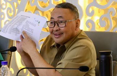 Wakil Ketua Komisi V Yomanius Untung saat 
