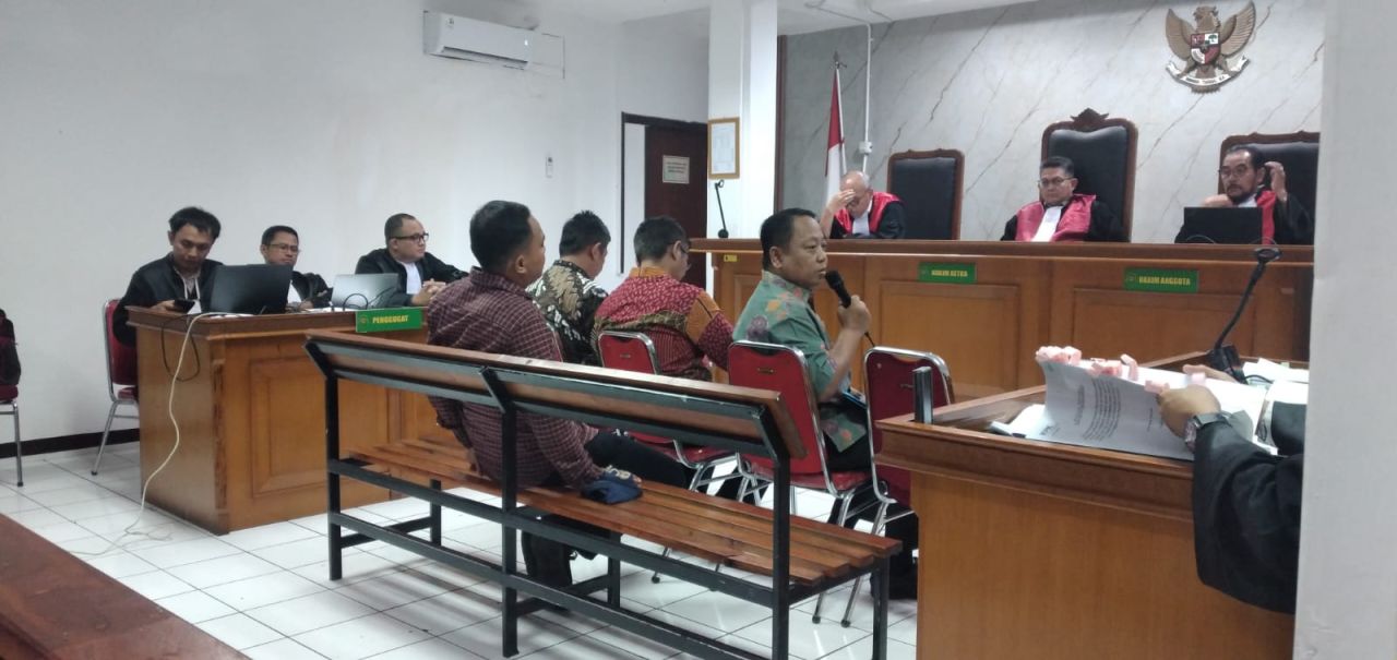 Sidang Pengadilan Tindak Pidana Korupsi (Tipikor) Bandung ruang sidang 1 (Kusumah Atmadja), Rabu (8/4/2026).